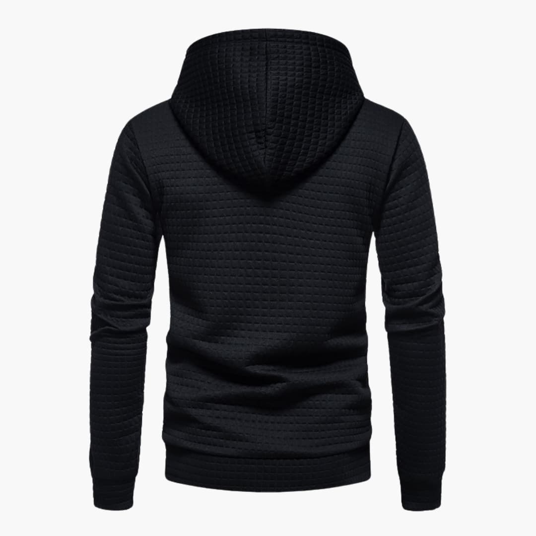 Harwood | Lässig Passender Waffelstoff Hoodie für Männer