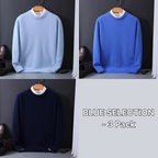 Giles Cashmere Pullover | 3er-Pack – Blaue Auswahl