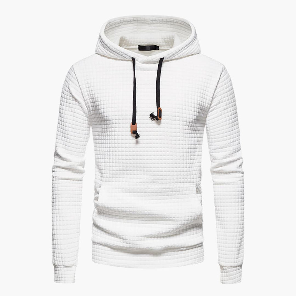 Harwood | Lässig Passender Waffelstoff Hoodie für Männer