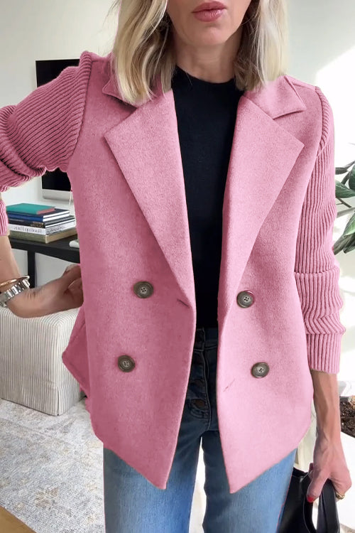 Alvara | Schicker Blazer mit Strickärmeln
