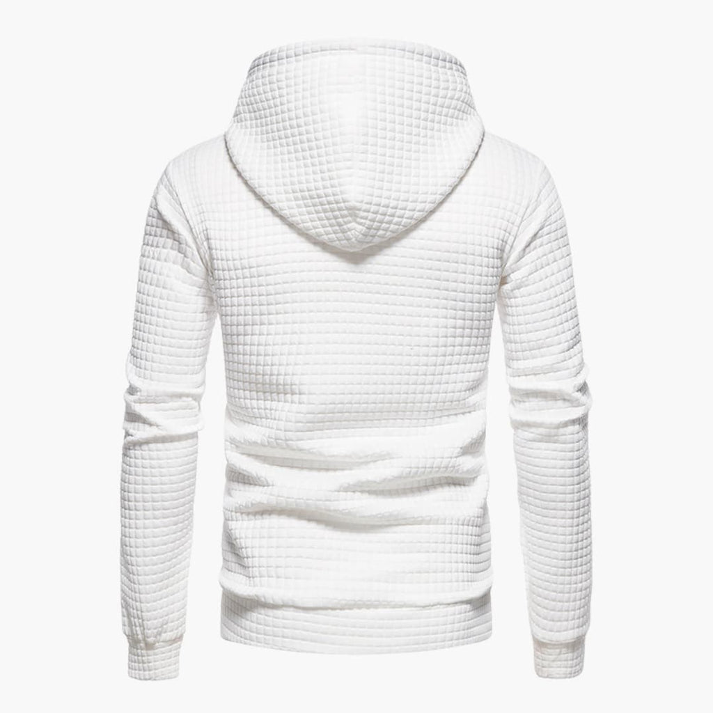 Harwood | Lässig Passender Waffelstoff Hoodie für Männer
