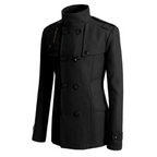 Oblique Cromwell Peacoat