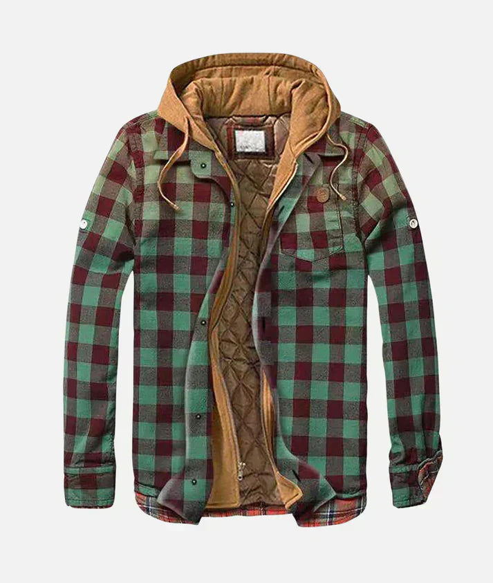 Redford – Karierte Patchwork-Jacke