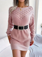 Syloria Rippstrick Pulloverkleid
