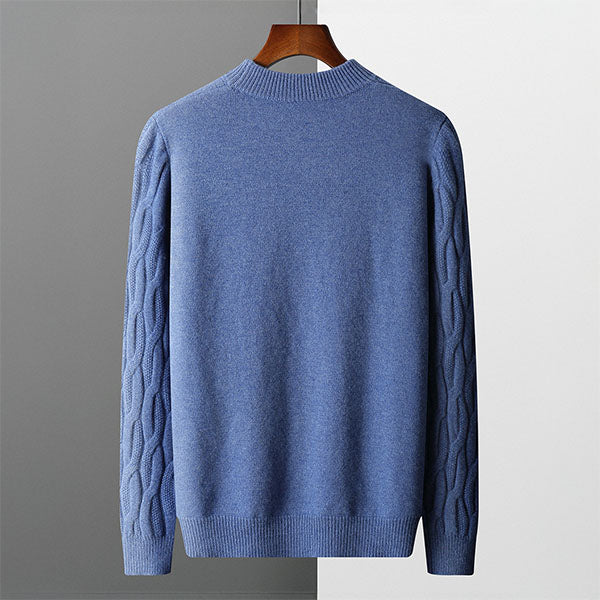 Valor Jacquard Kaschmir-Pullover