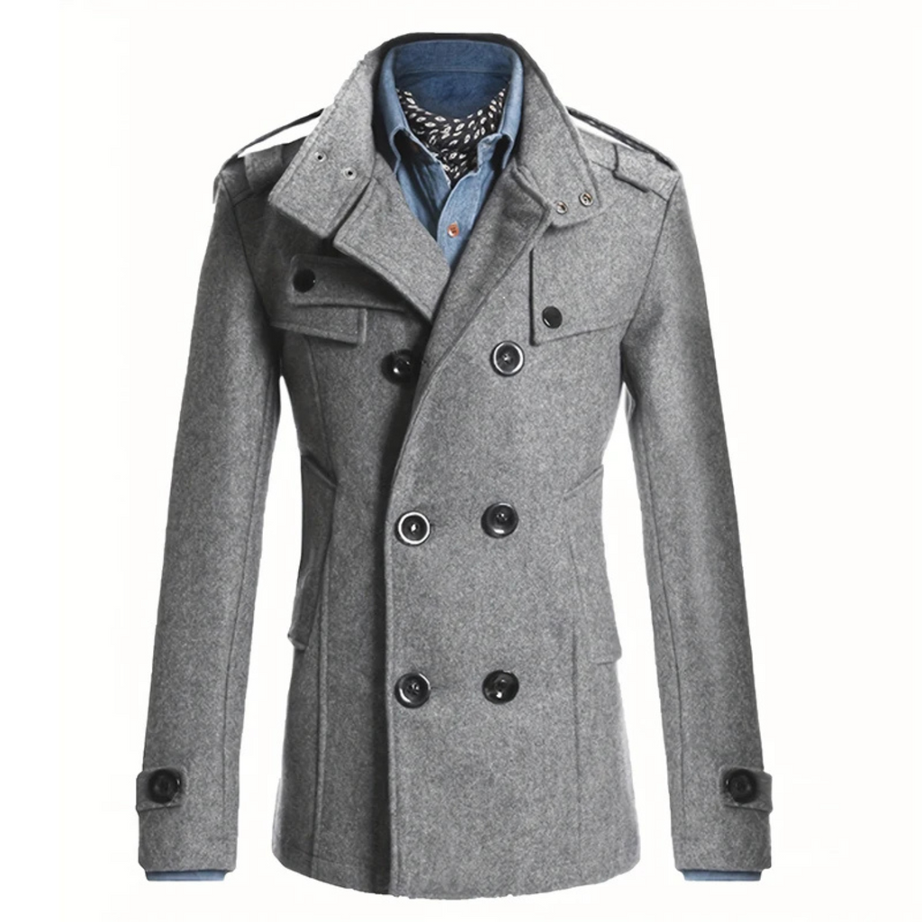 Oblique Cromwell Peacoat