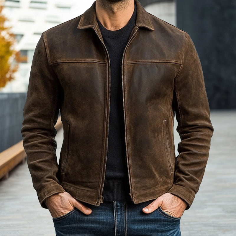 Alverson - Zeitlosi Lederjacke