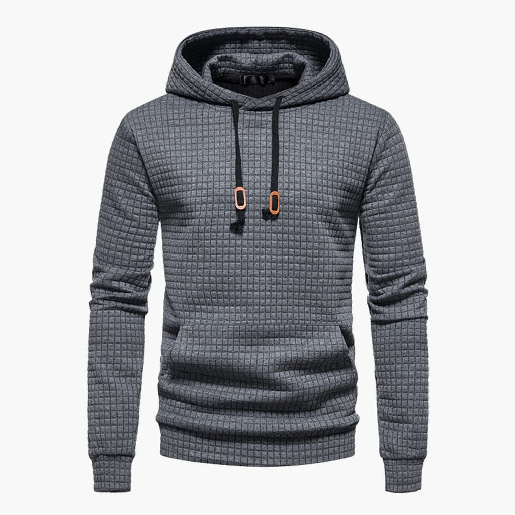 Harwood | Lässig Passender Waffelstoff Hoodie für Männer