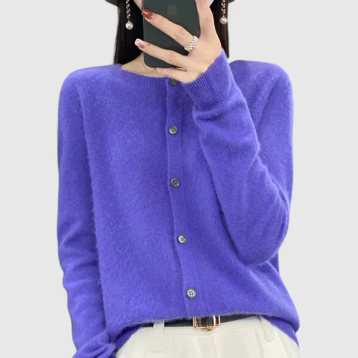 Lauxen | Bequemer Kaschmir-Cardigan