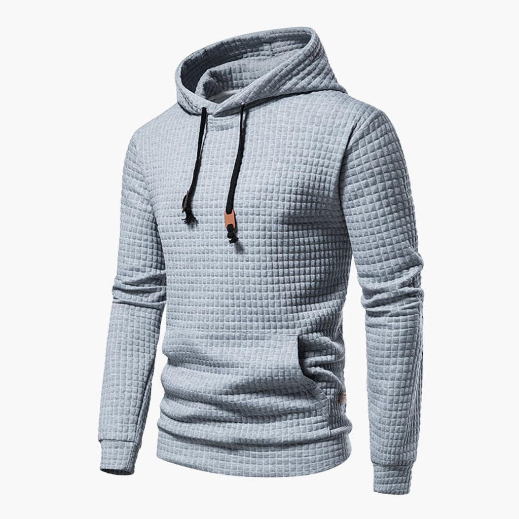Harwood | Lässig Passender Waffelstoff Hoodie für Männer