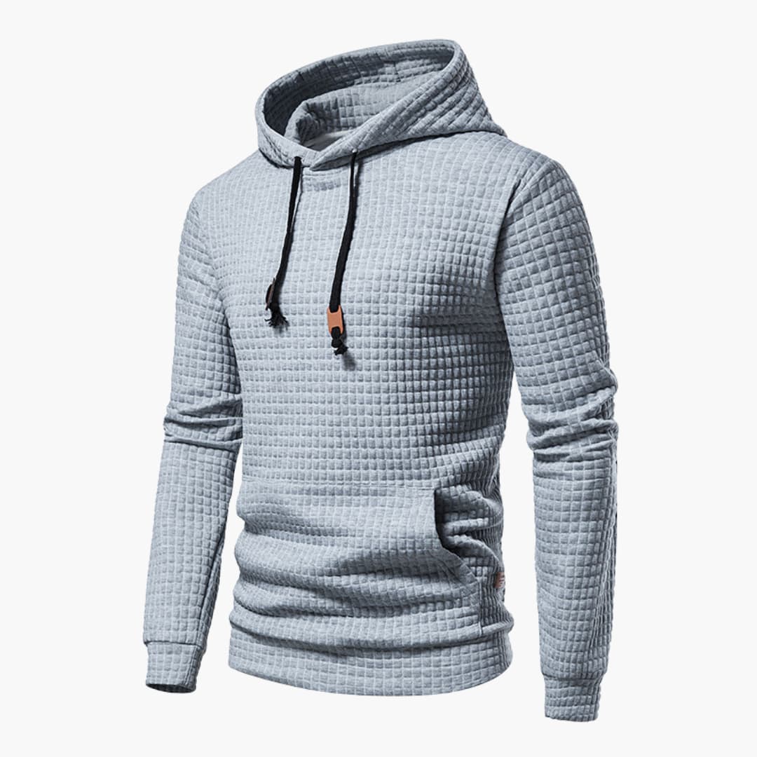 Harwood | Lässig Passender Waffelstoff Hoodie für Männer