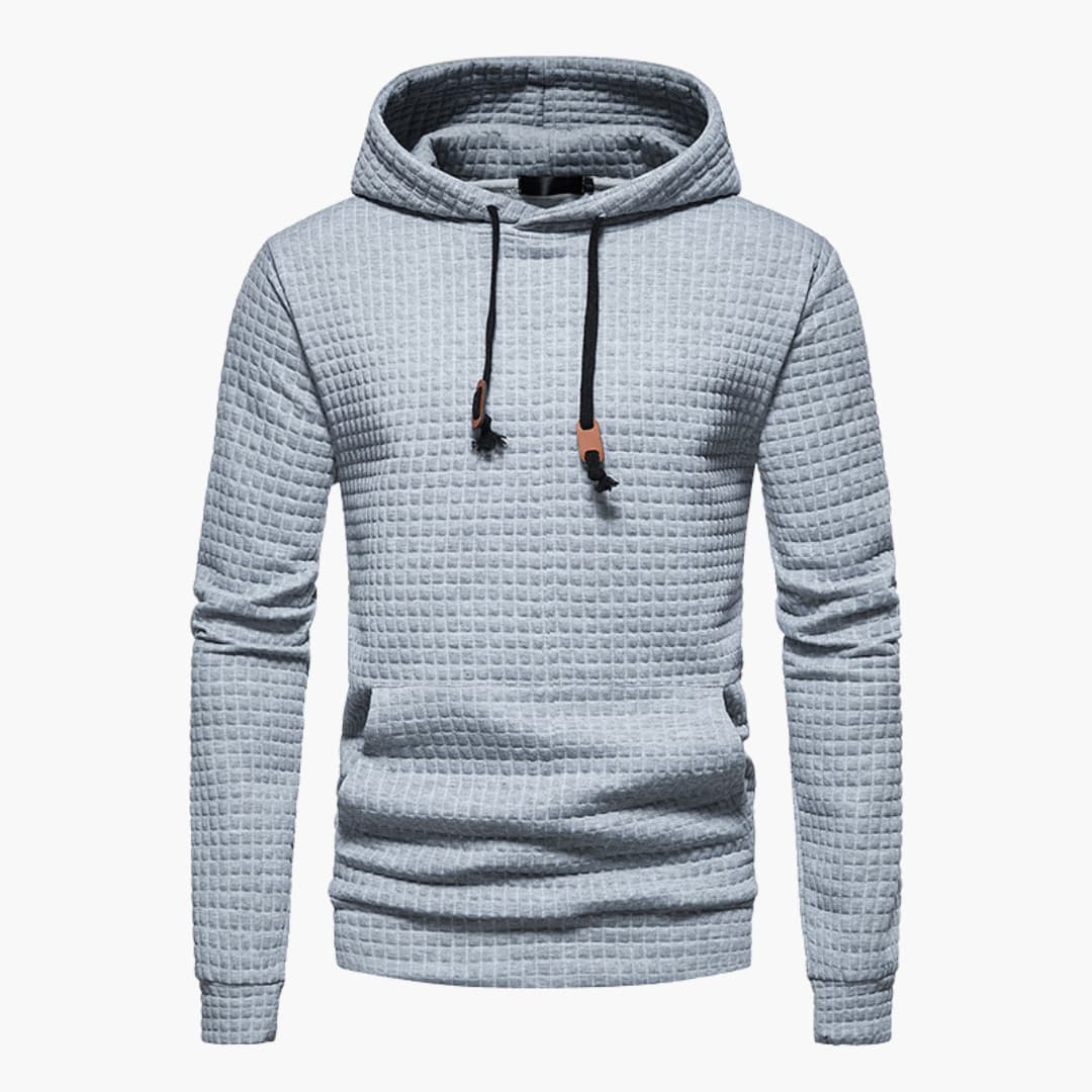 Harwood | Lässig Passender Waffelstoff Hoodie für Männer