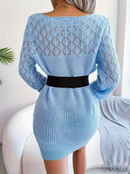 Syloria Rippstrick Pulloverkleid