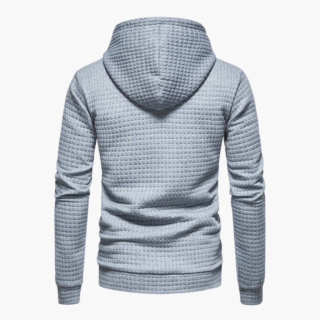 Harwood | Lässig Passender Waffelstoff Hoodie für Männer
