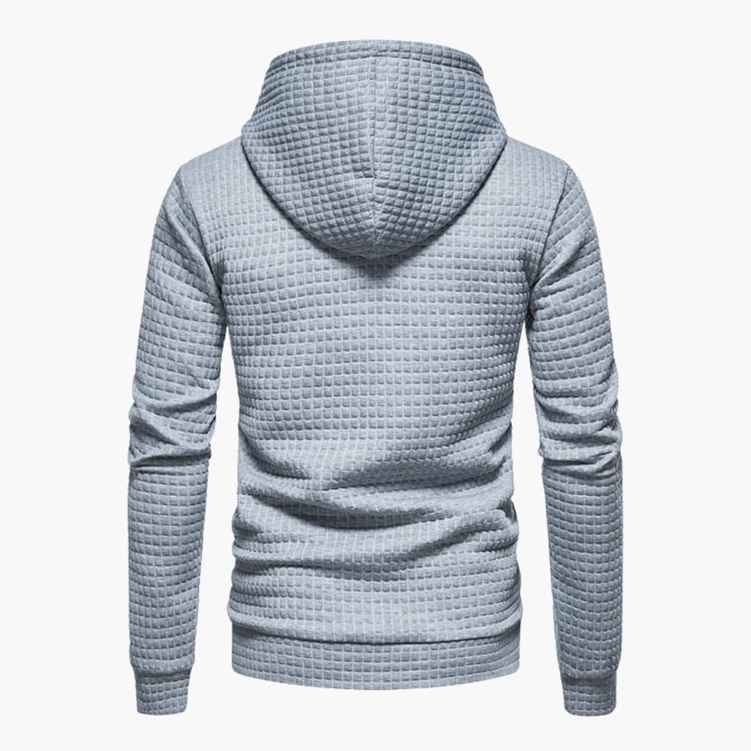 Harwood | Lässig Passender Waffelstoff Hoodie für Männer