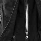 Amarelle | Modischi Lederjacke mit Huet