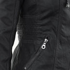 Amarelle | Modischi Lederjacke mit Huet