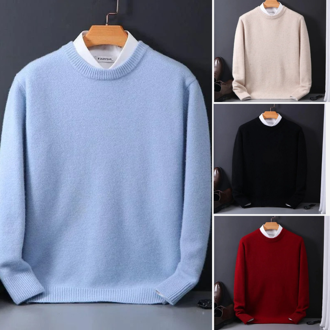 Gilsen | Kaschmir Rundhals-Pullover