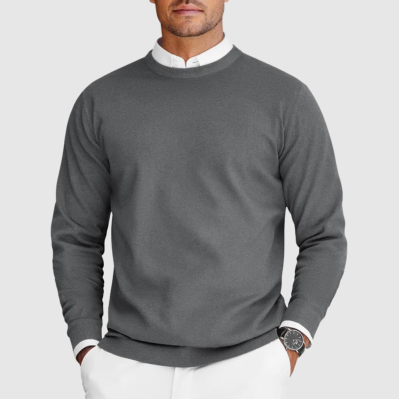 Vireo | Alltags lässiger Männer Rundhals-Pullover
