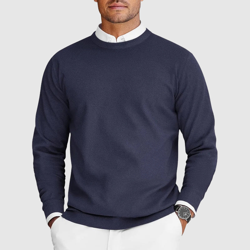 Vireo | Alltags lässiger Männer Rundhals-Pullover