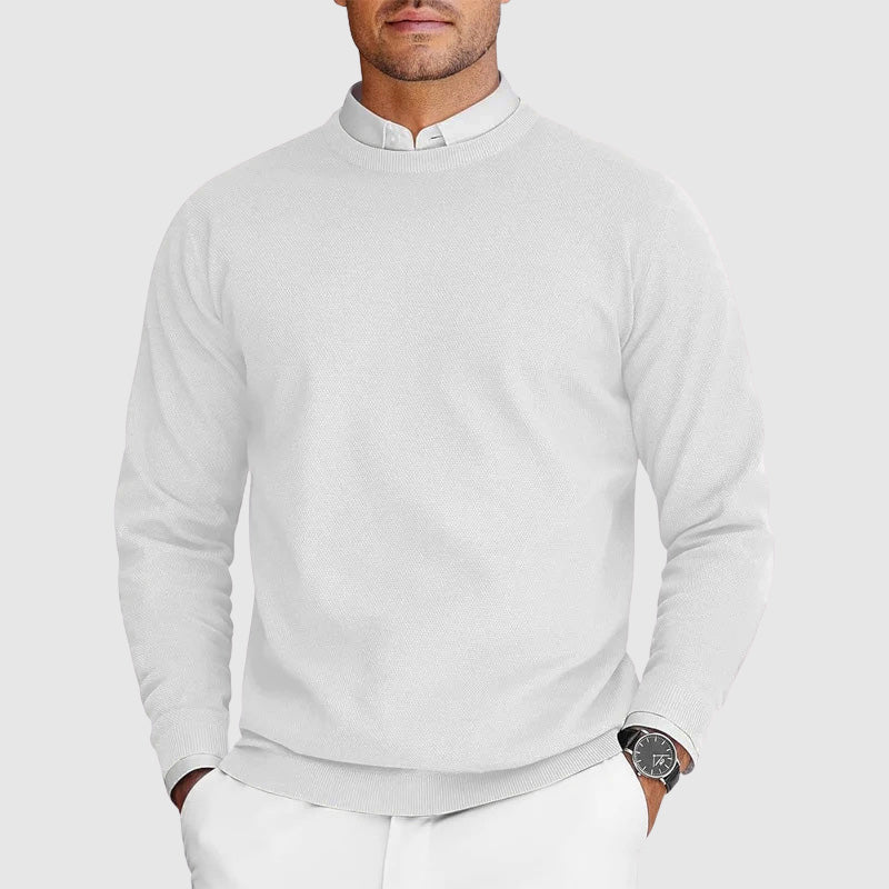 Vireo | Alltags lässiger Männer Rundhals-Pullover