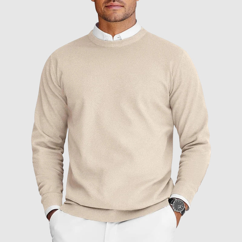 Vireo | Alltags lässiger Männer Rundhals-Pullover