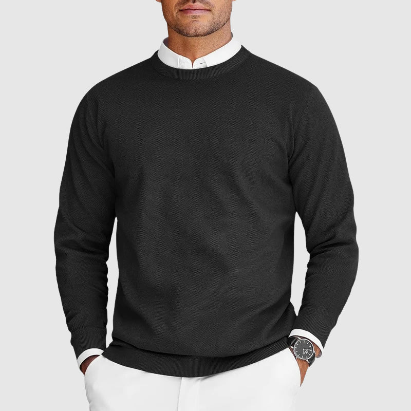 Vireo | Alltags lässiger Männer Rundhals-Pullover