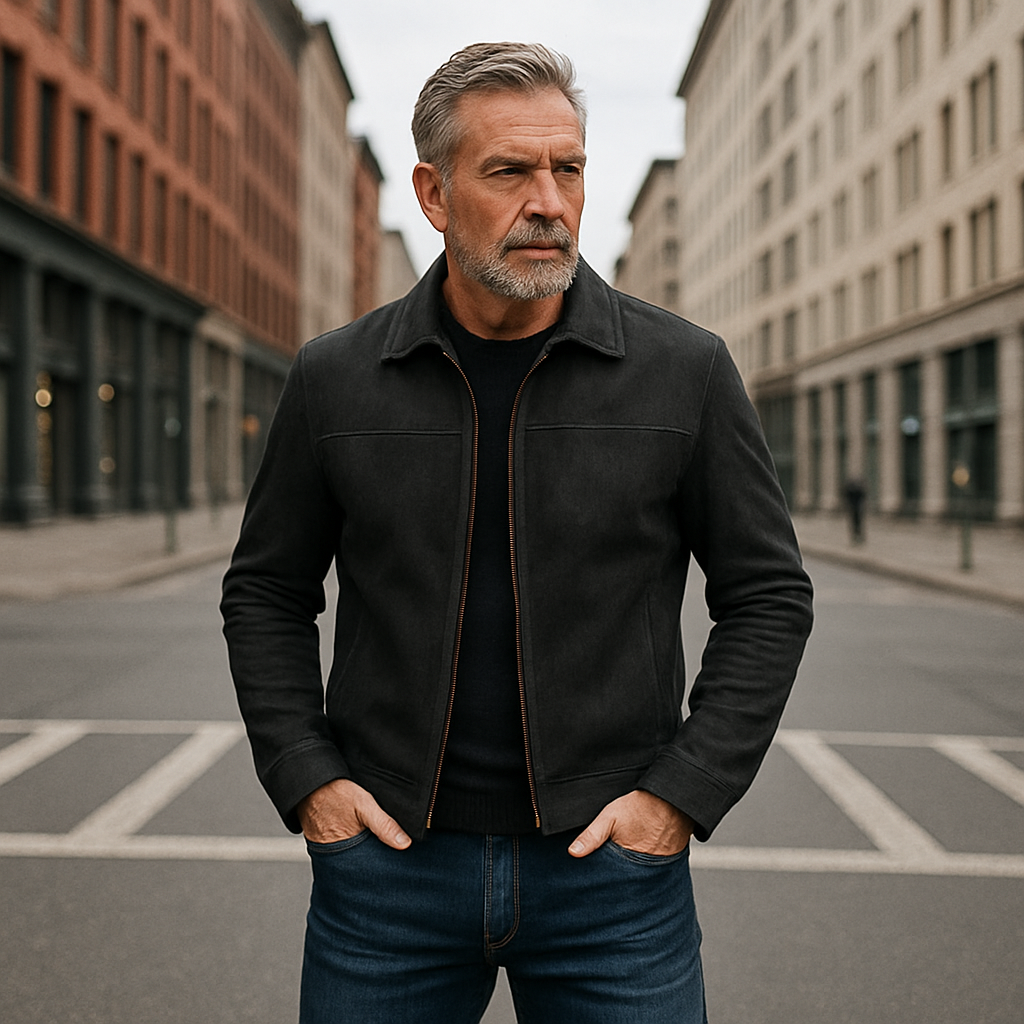 Alverson - Zeitlosi Lederjacke