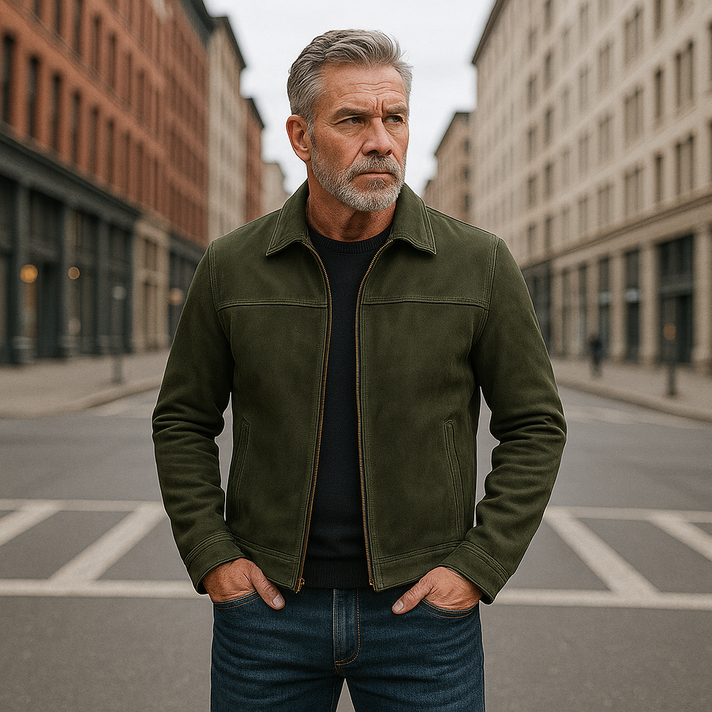 Alverson - Zeitlosi Lederjacke