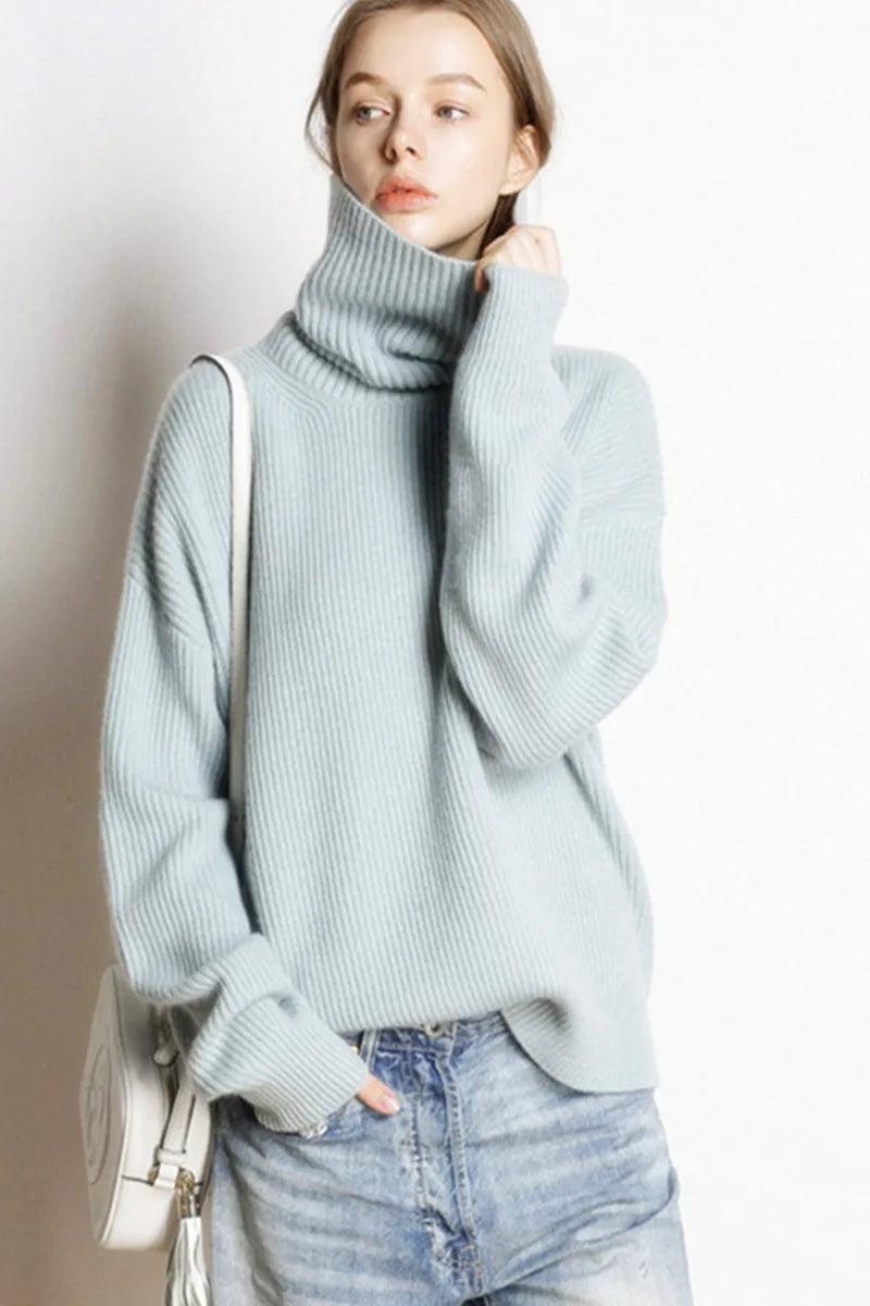 Viona | Hochhals Cashmere-Pullover