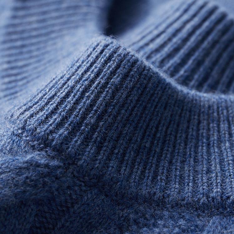 Valor Jacquard Kaschmir-Pullover