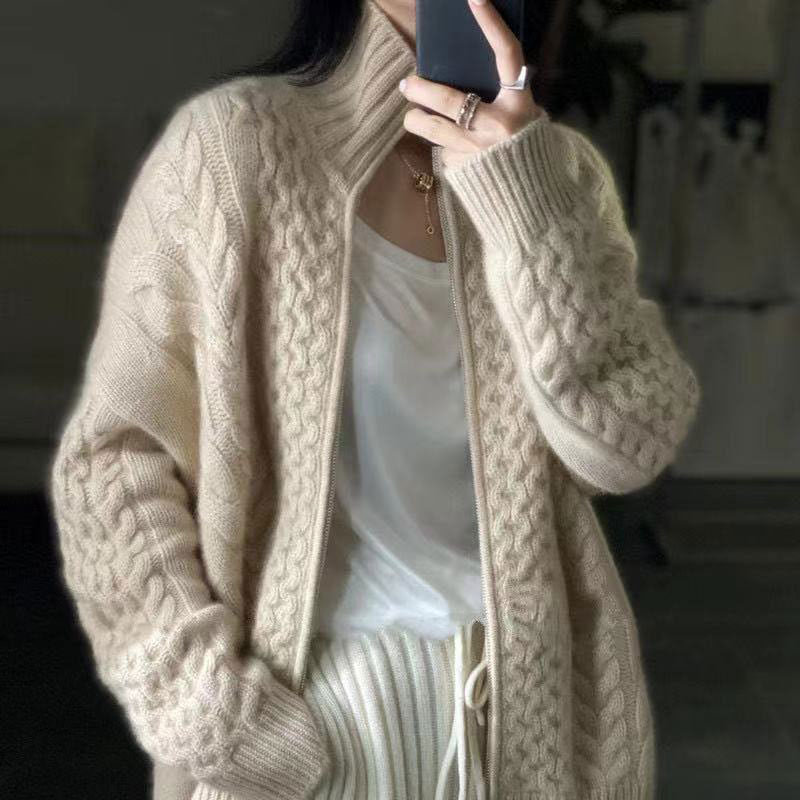 Elowen Cashmere Zip-Jacke