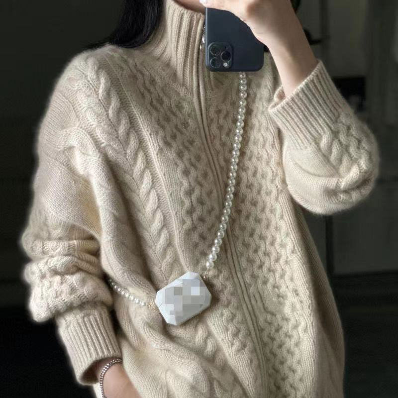 Elowen Cashmere Zip-Jacke