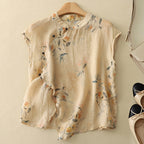 Amara Leinen Top