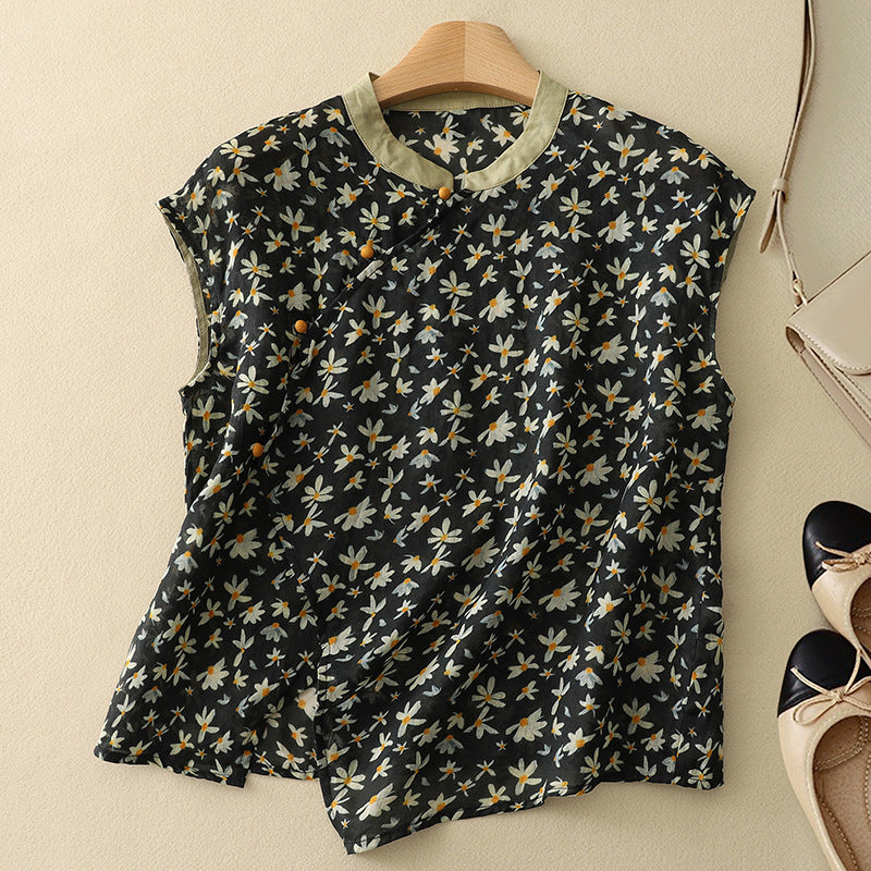 Amara Leinen Top