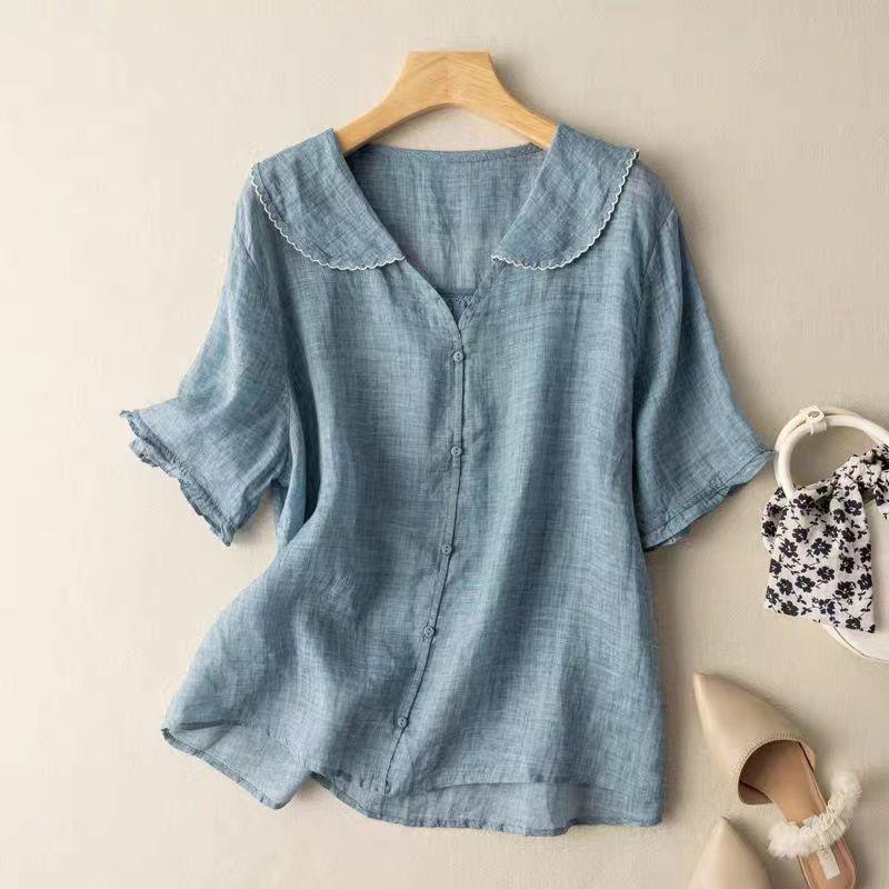 Adella Leinenbluse