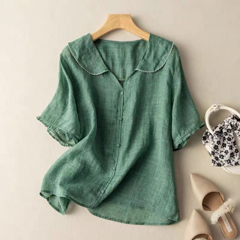Adella Leinenbluse