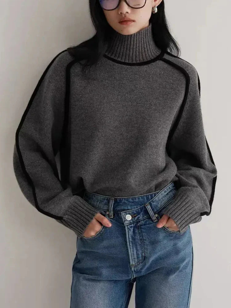 Noëlla | Signature Kaschmir-Kontrast pullover