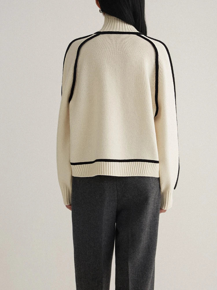 Noëlla | Signature Kaschmir-Kontrast pullover