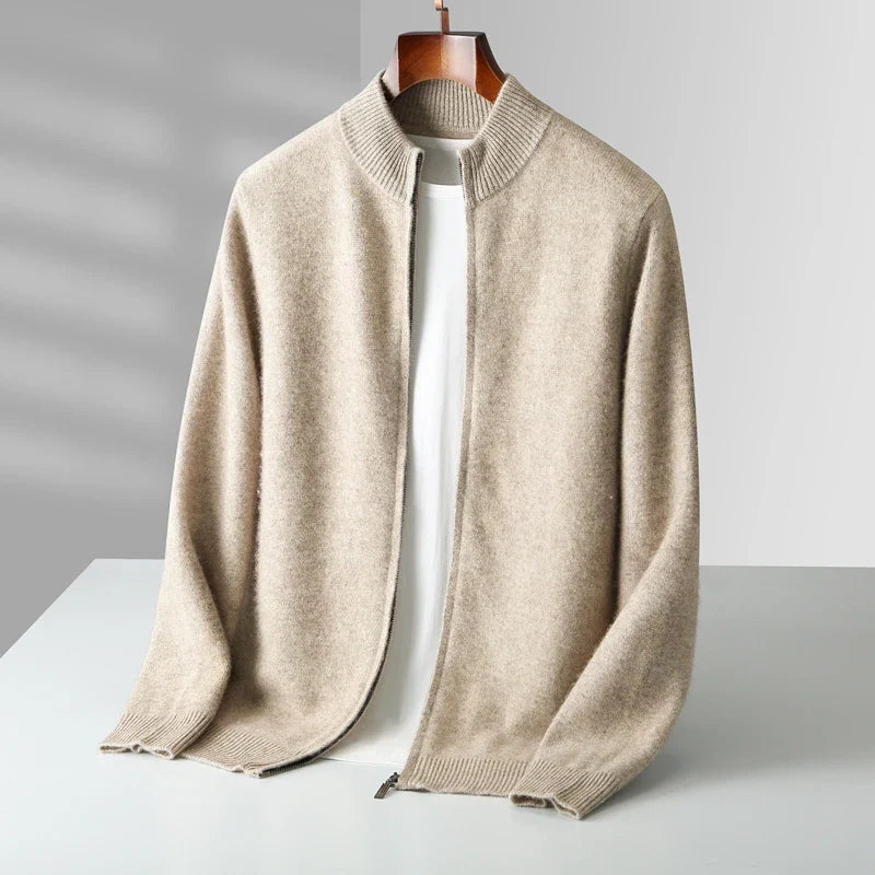 Eastbourne™ | Luxe Merino Zip Cardigan für Männer
