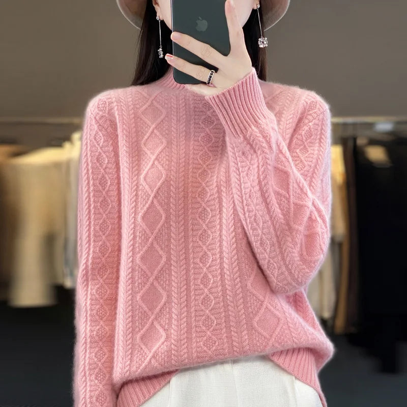 Auréne | Kaschmir-Musterstrickpullover