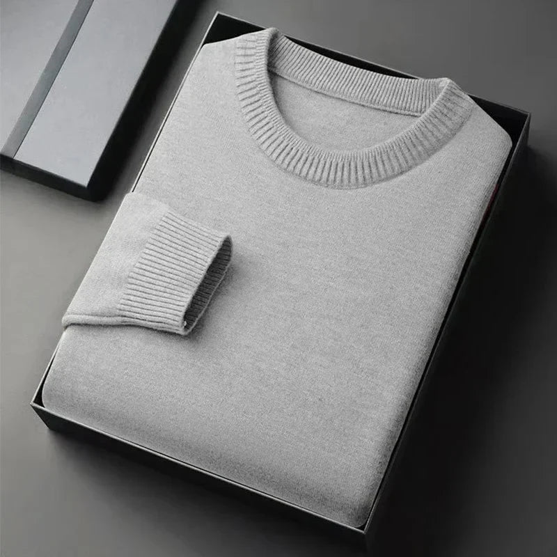 Haldenberg & Co.™ | Pure Kaschmir Rundhals-Pullover für Männer