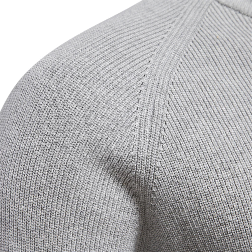 Rheinford & Co.™ | Luxus Wolle Halb-Zip Pullover für Männer