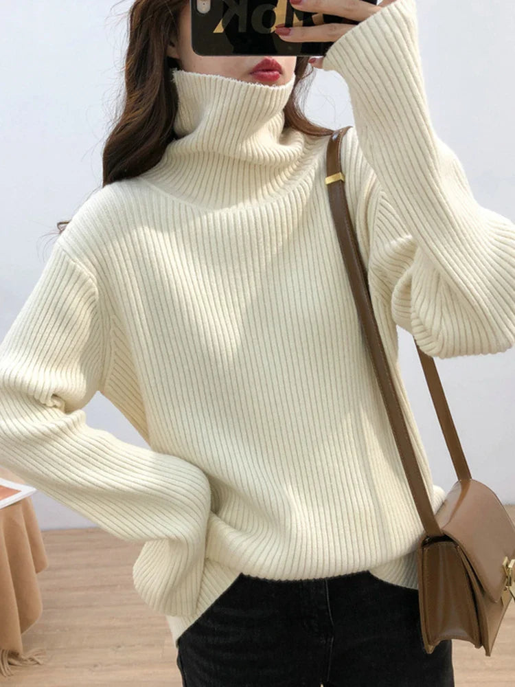 Maribelle | Kaschmir Rippen-Turtleneck