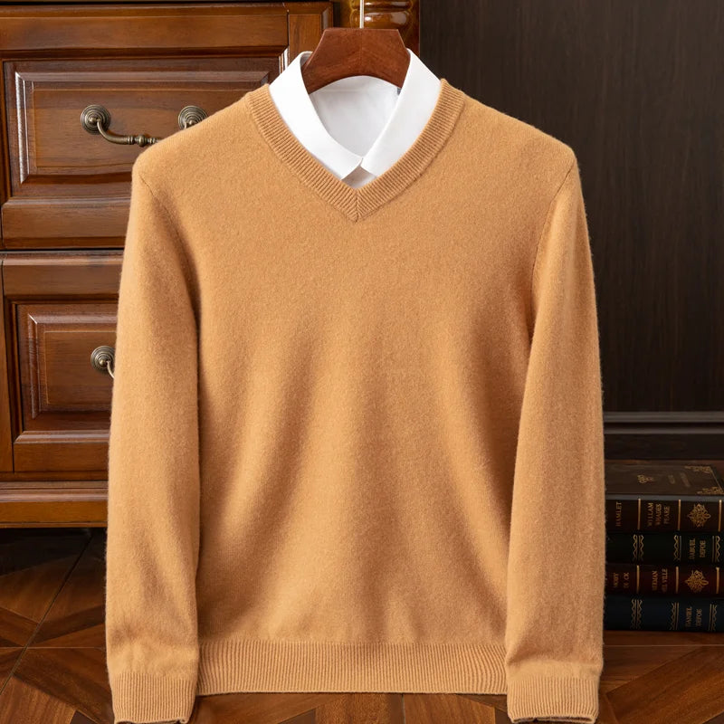 Solvay | Essentieller V-Ausschnitt Pullover