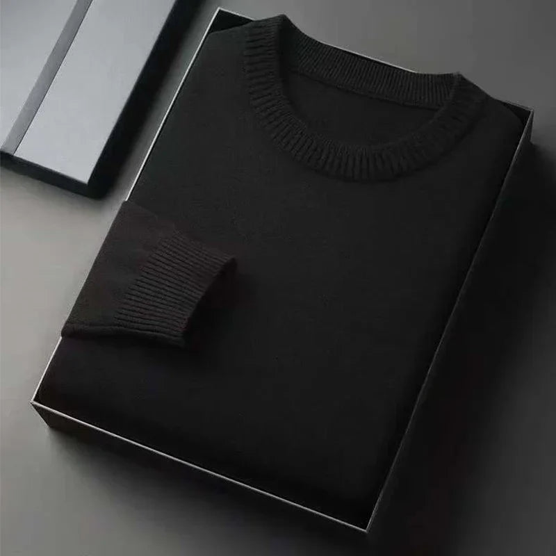 Haldenberg & Co.™ | Pure Kaschmir Rundhals-Pullover für Männer