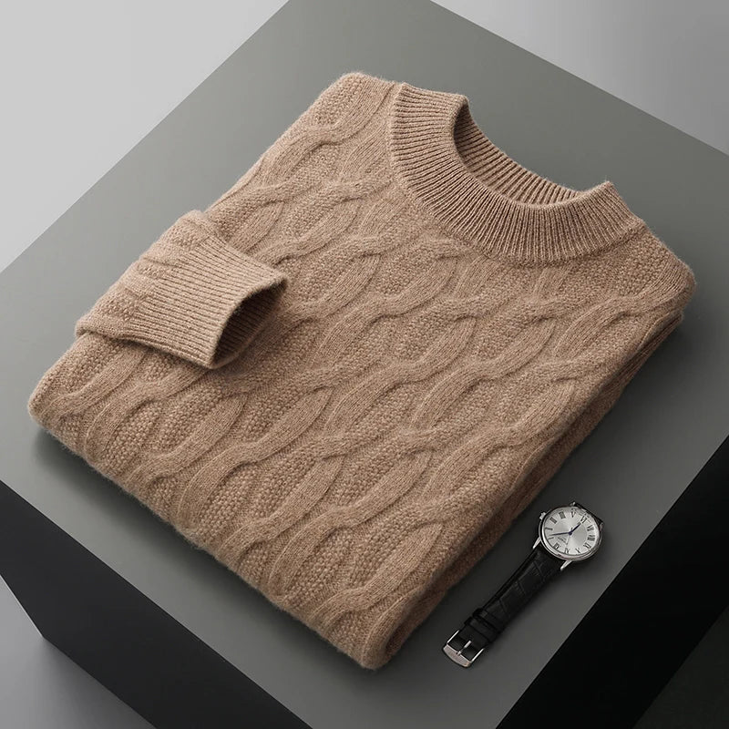 Valor Jacquard Kaschmir-Pullover