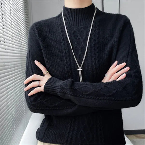 Aria | Kaschmir Zopfmuster Pullover