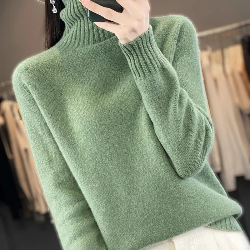 Seraphine | Kaschmir Klassisch Crew Pullover