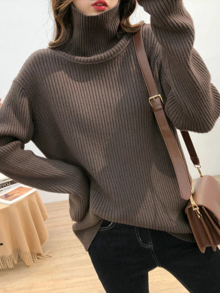 Maribelle | Kaschmir Rippen-Turtleneck